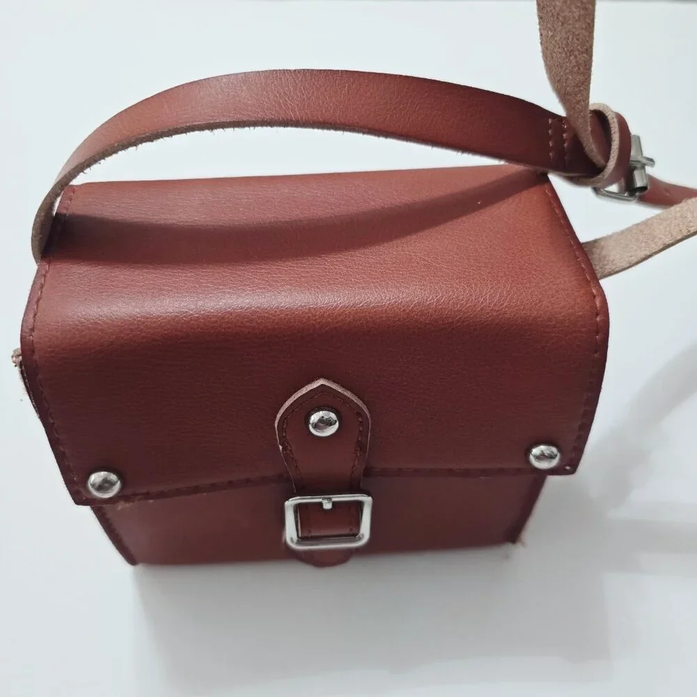 2 ZARA Girls Mini Faux Leather‎ Handbags | Crossbody Bags | Black & Brown